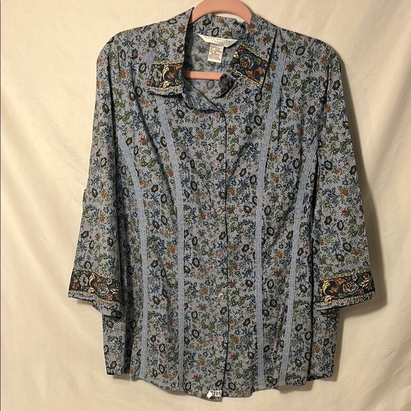 Napa Valley Floral Button-Up Shirt - Picture 1 of 5